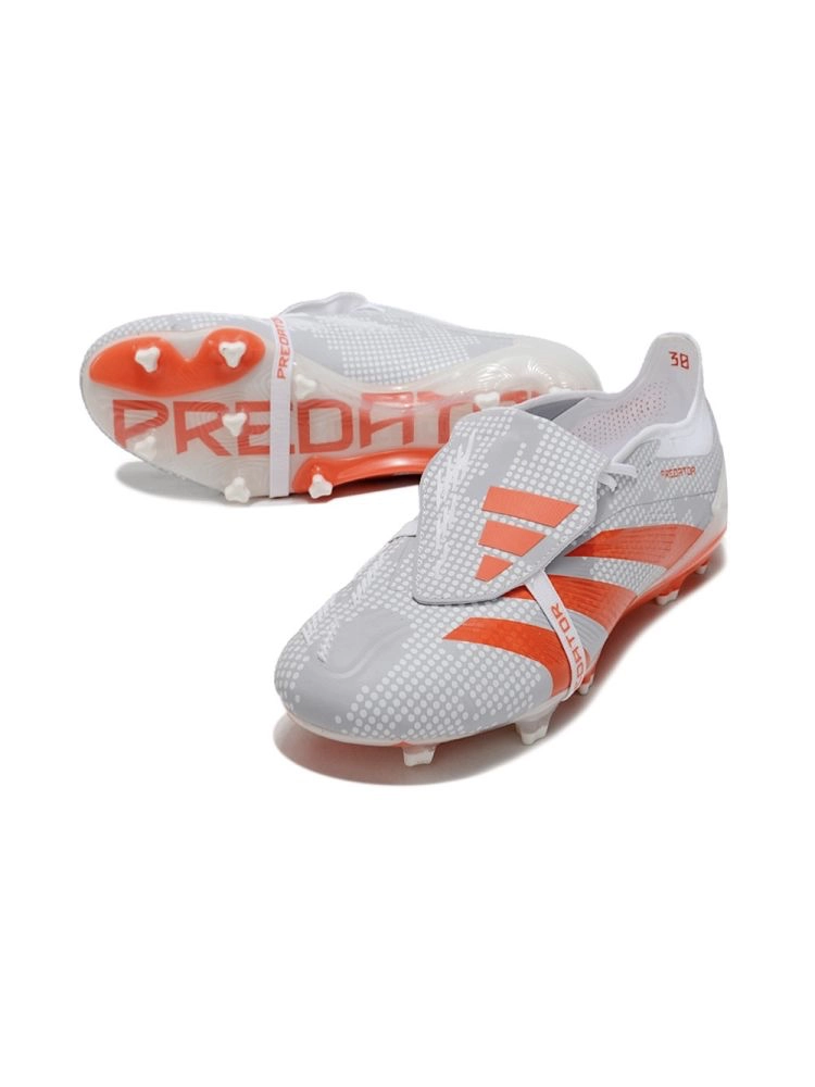 adidas Predator Elite Tongue FG Gray Crimson White