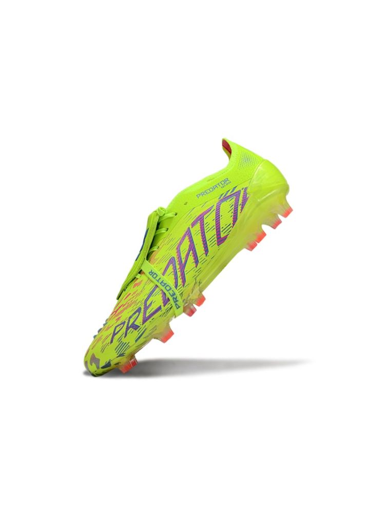 adidas Predator Elite Tongue FG - Lucid Lemon/Lucid Pink/Blue Fusion