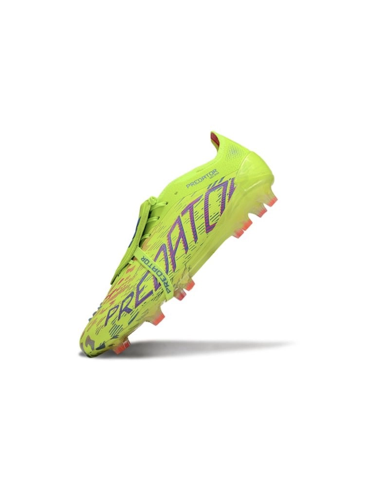 adidas Predator Elite Tongue FG - Lucid Lemon/Lucid Pink/Blue Fusion