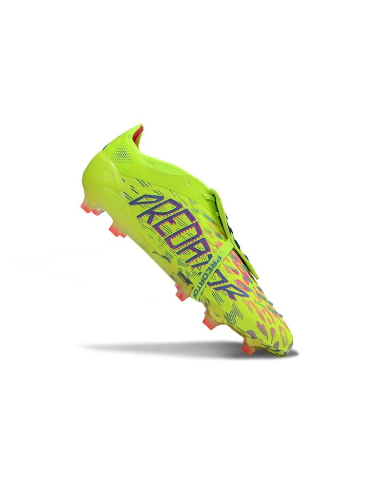 adidas Predator Elite Tongue FG - Lucid Lemon/Lucid Pink/Blue Fusion