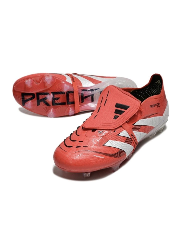 adidas Predator Elite Tongue FG 2025 Pure Victory - Lucid Red/White/Black
