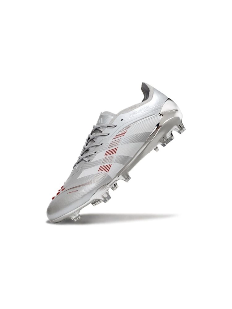 adidas Predator Elite x Bellingham FG - Silver Metallic/Legacy Burgundy/Maroon