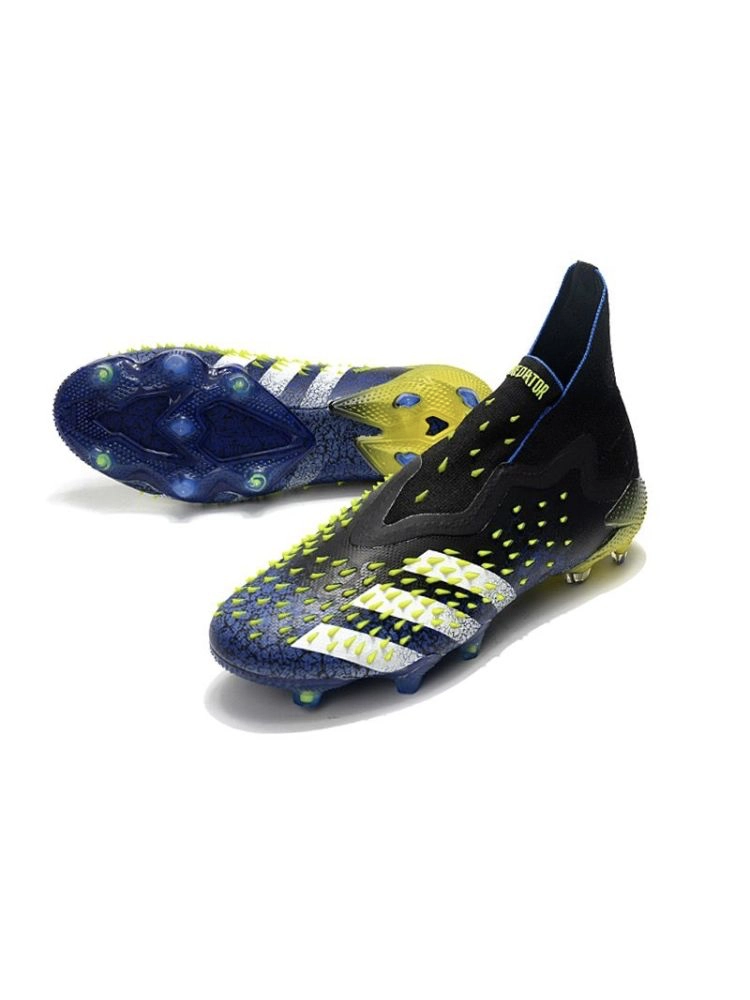 adidas Predator Freak+ FG Demonscale - Blue/Core Black/White/Solar Yellow
