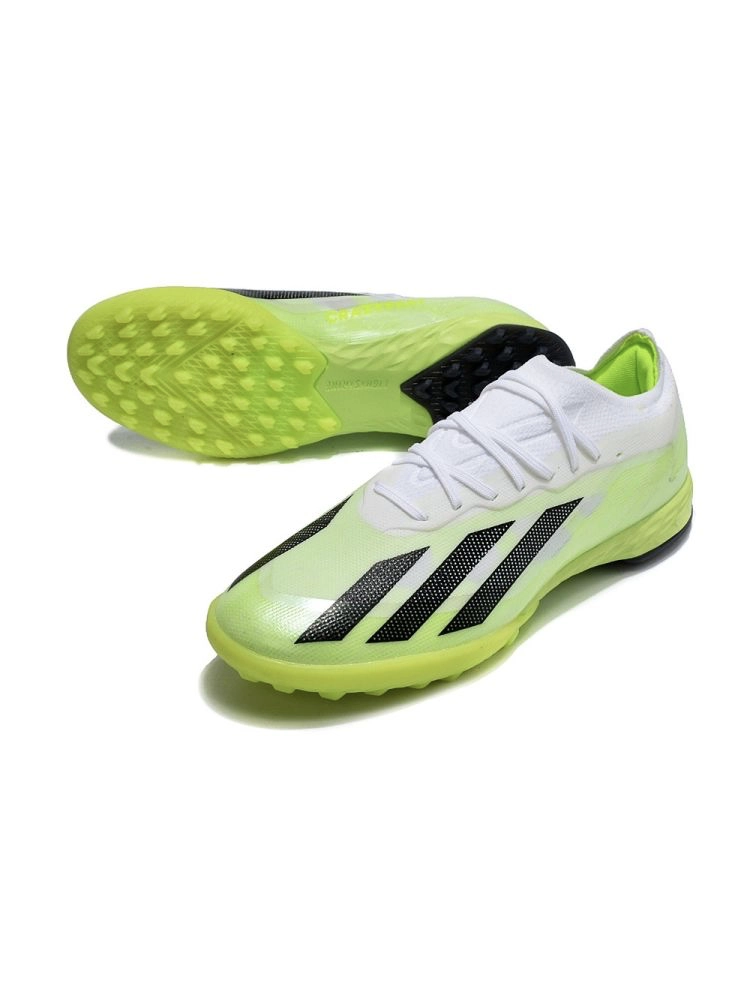 adidas X Crazyfast.1 TF Turf Crazyrush - White/Black/Lucid Lemon