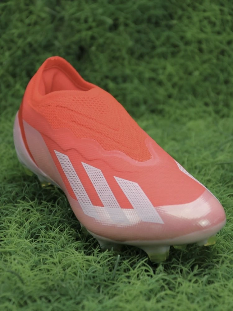 adidas X Crazyfast Elite Laceless FG Energy Citrus - Solar Red/Footwear White/Solar Yellow