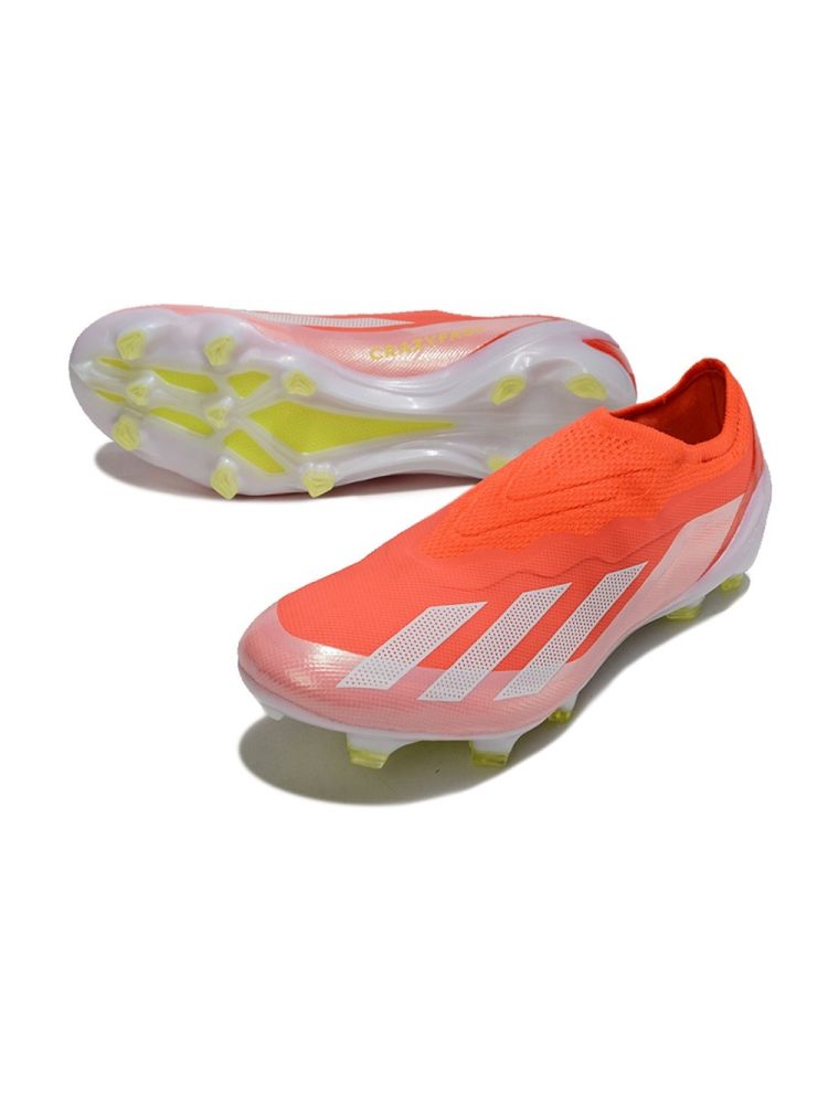adidas X Crazyfast Elite Laceless FG Energy Citrus - Solar Red/Footwear White/Solar Yellow