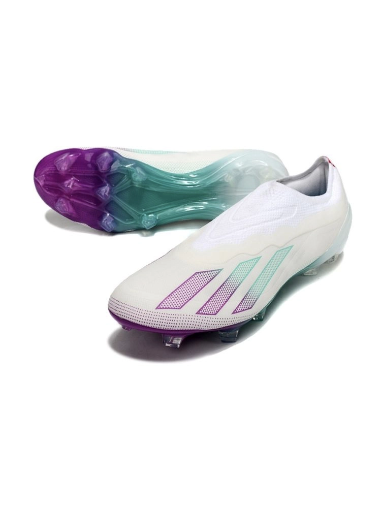 adidas X Crazyfast+ FG - White/Purple/Green