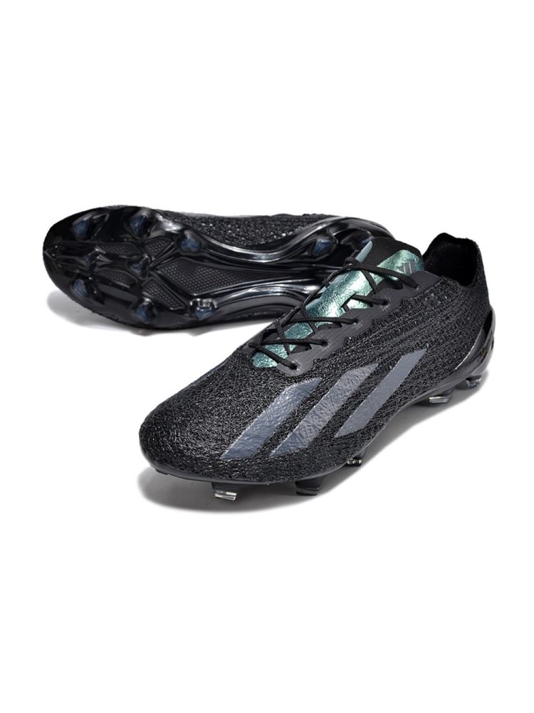 adidas X Crazyfast Strung+ FG - Black/Black