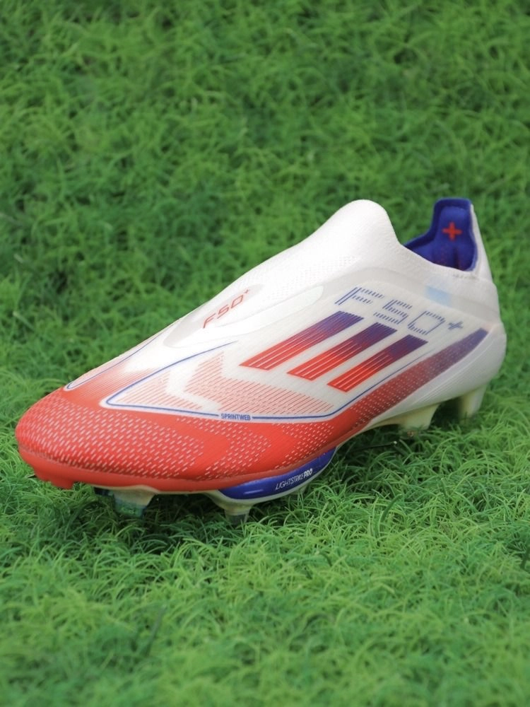 adizero F50+ Elite FG Advancement Pack - Solar Red/White/Lucid Blue