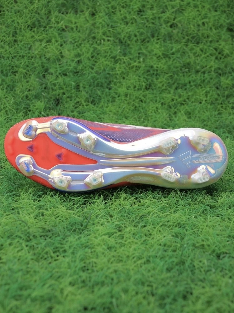 adizero F50+ Elite FG Advancement Pack - Solar Red/White/Lucid Blue