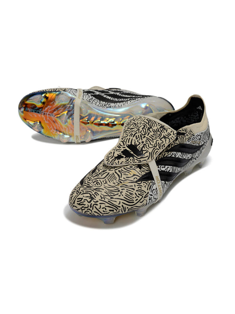 adidas Predator Elite Fold-over Tongue FG Cloud White Core Black Solar Gold