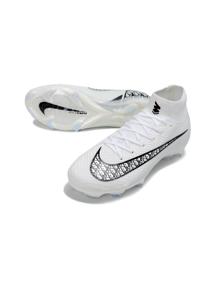 Nike Air Zoom Mercurial Superfly 10 Elite FG Dior Edtion White Black