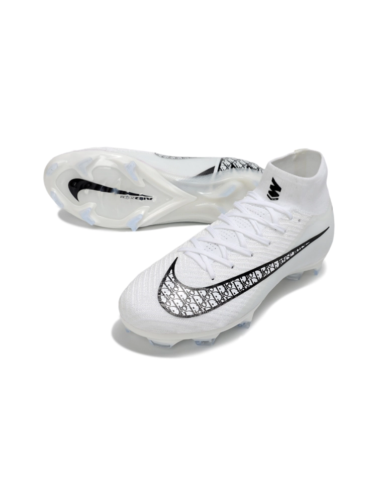 Nike Air Zoom Mercurial Superfly 10 Elite FG Dior Edtion White Black