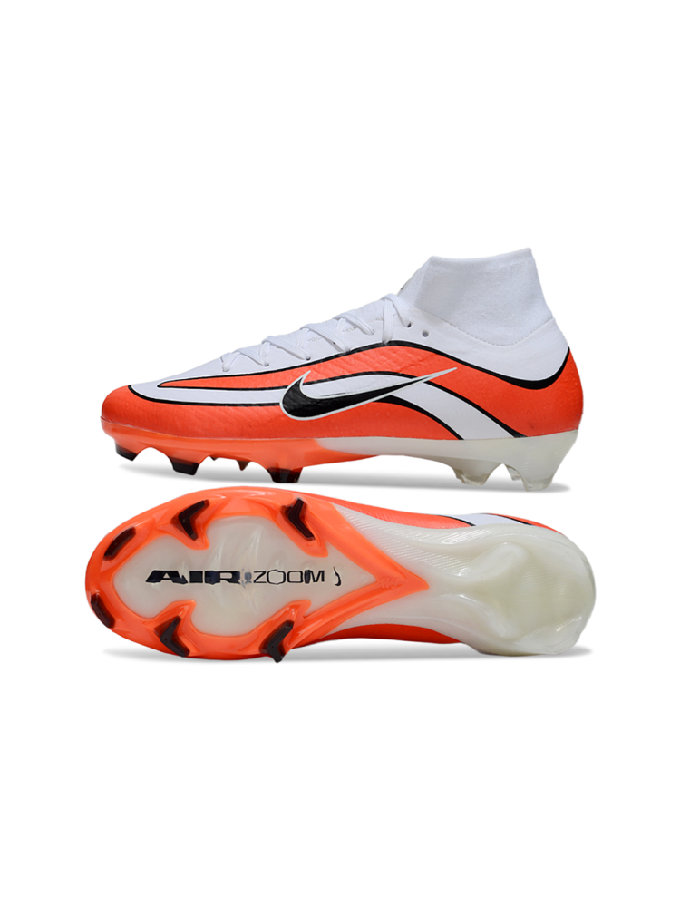 Nike Air Zoom Mercurial Superfly 10 Elite FG White Orange Black