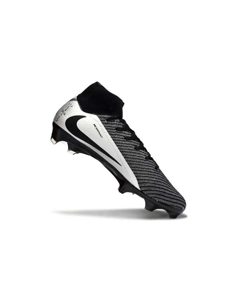 Nike Air Zoom Mercurial Superfly 10 Elite FG Black Silver