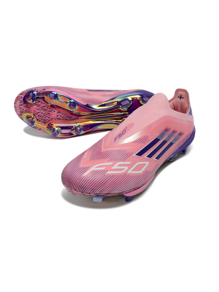 adidas F50+ Elite Laceless FG Lucid Pink Team Royal Blue Cloud White