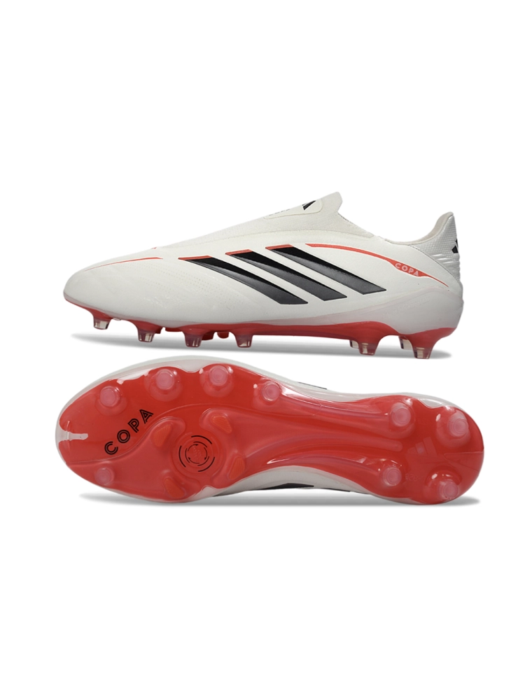 Adidas Copa Pure 4 Elite Laceless FG 'Born For Goals' - White Black Red
