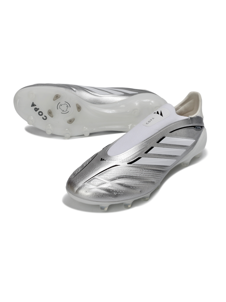 adidas Copa Pure IV Elite Laceless FG - Taupe Metallic Zero Metallic Night Metallic