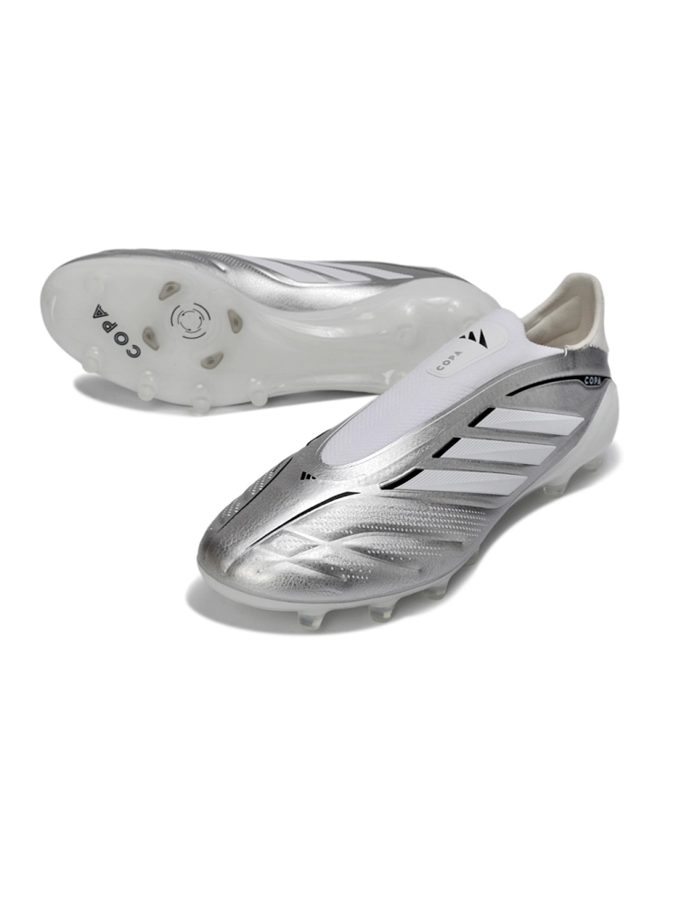 adidas Copa Pure IV Elite Laceless FG - Taupe Metallic Zero Metallic Night Metallic