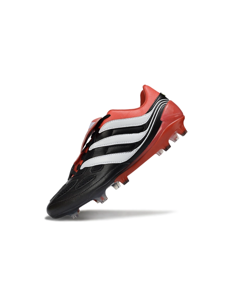 Adidas Predator Precision FG Core Black Cloud White Collegiate Red