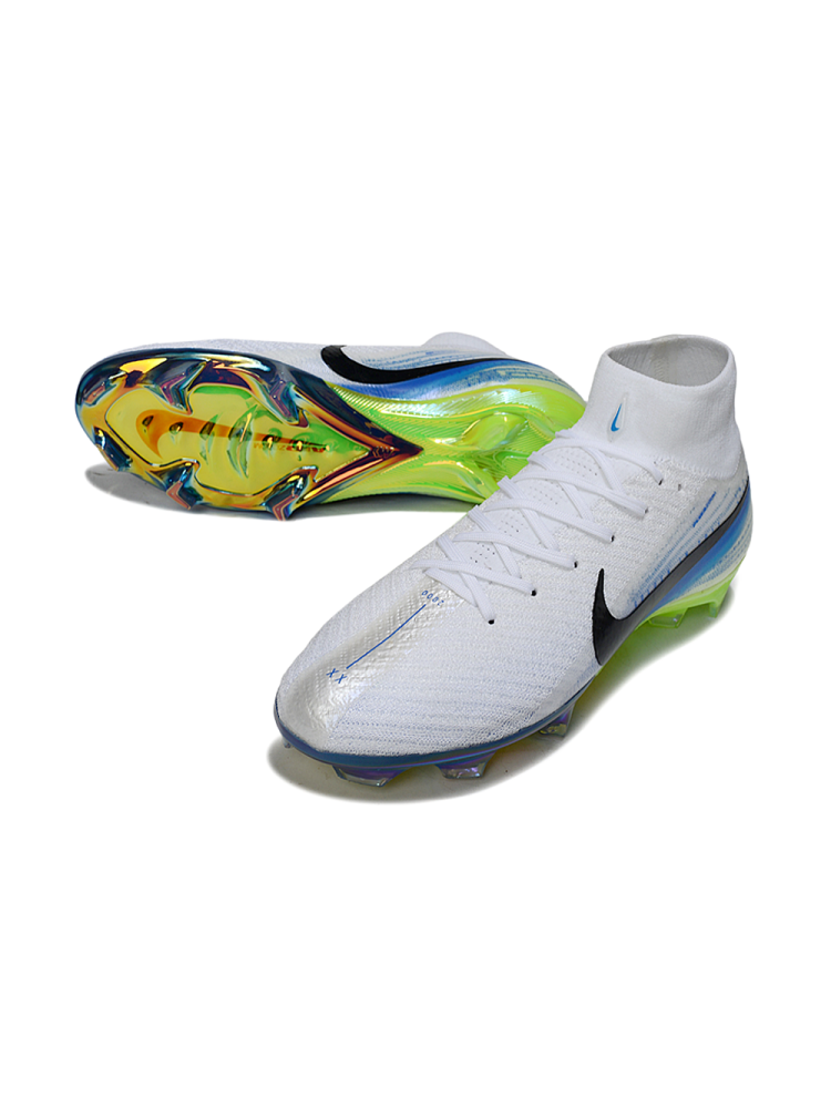 Nike Air Zoom Mercurial Superfly 10 Elite FG White Black Green