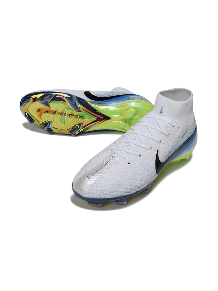 Nike Air Zoom Mercurial Superfly 10 Elite FG White Black Green
