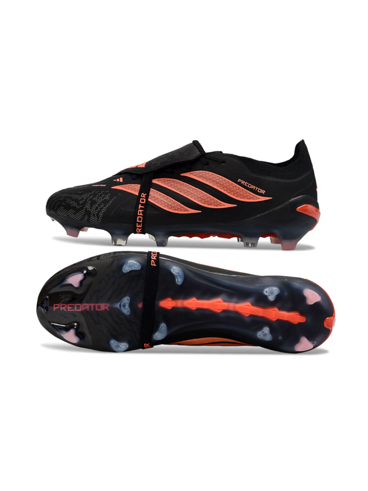 adidas Predator Elite Fold-over Tongue FG Core Black Footwear White Lucid Red