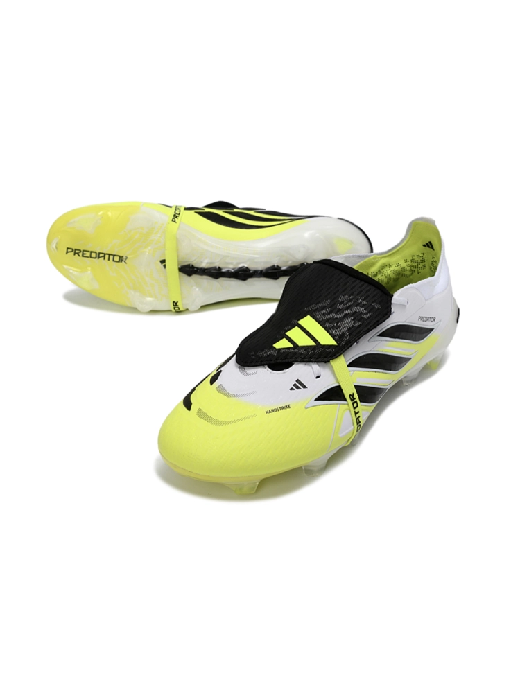 adidas Predator Elite Fold-over Tongue FG White Solar Yellow Black