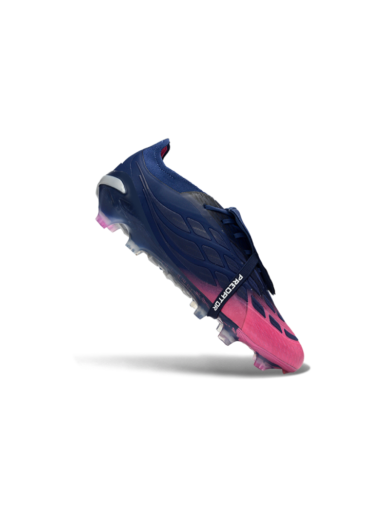 adidas Predator Elite Fold-over Tongue FG Night Indigo Lucid Pink Silver Metallic