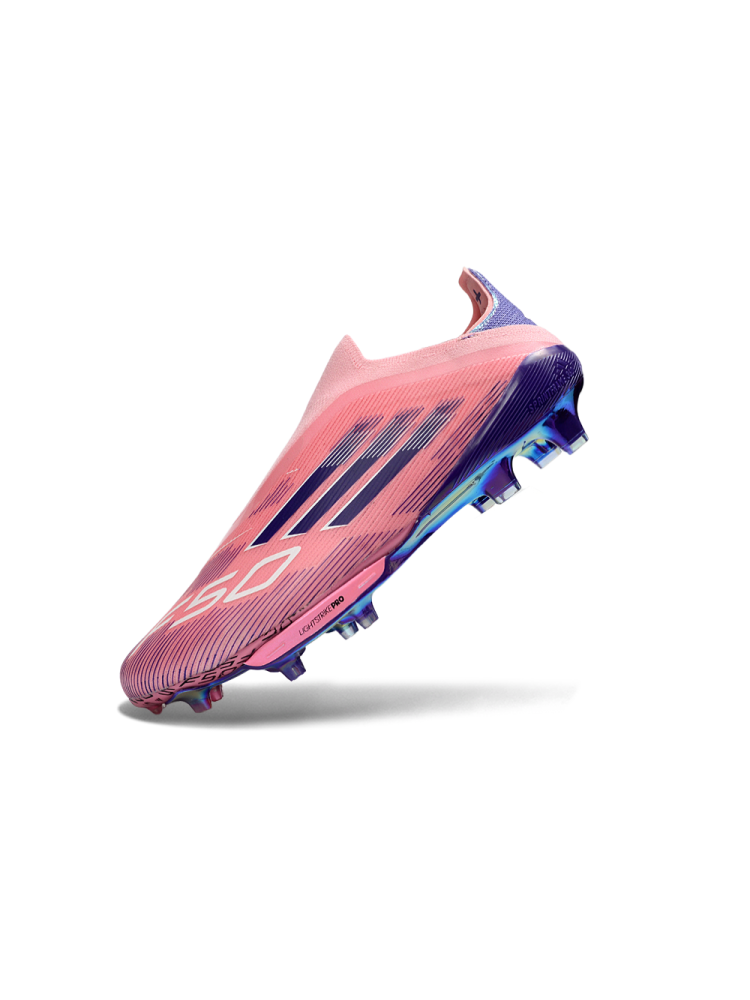 adidas F50+ Elite Laceless FG Lucid Pink Team Royal Blue Cloud White