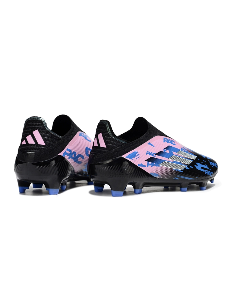 Adidas F50 Elite Laceless FG Pink Black Blue