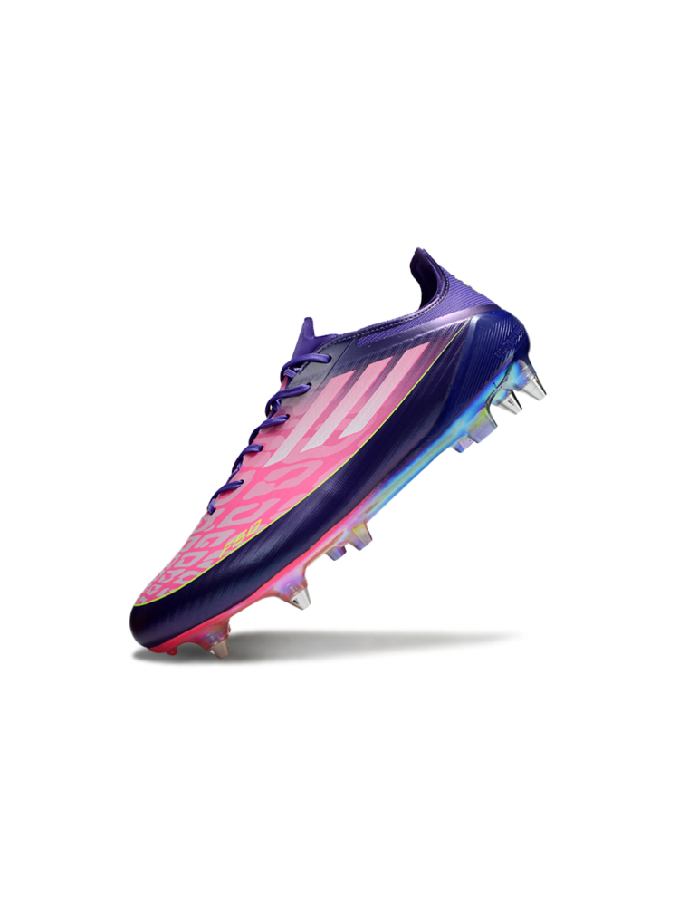 Adidas F50 Elite SG-Pro 'Yamal' - Purple White  Lucid Lemon