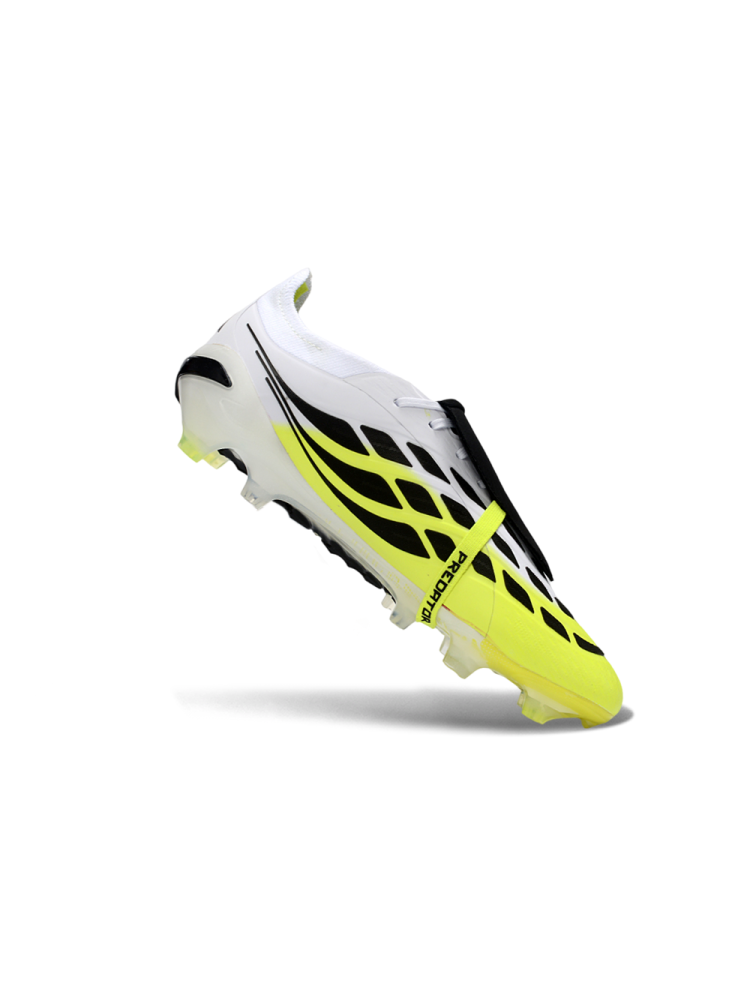 adidas Predator Elite Fold-over Tongue FG White Solar Yellow Black