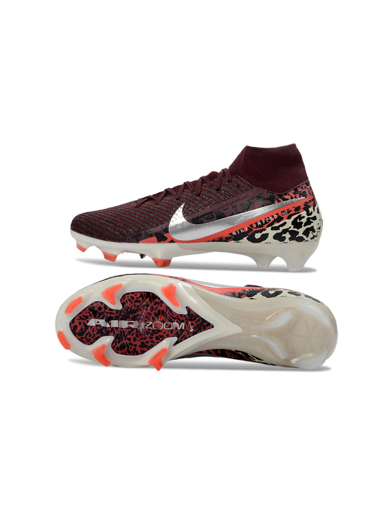 Nike Air Zoom Mercurial Superfly IIX Elite FG 2026 United Women's - Burgundy Crush Pure Platinum
