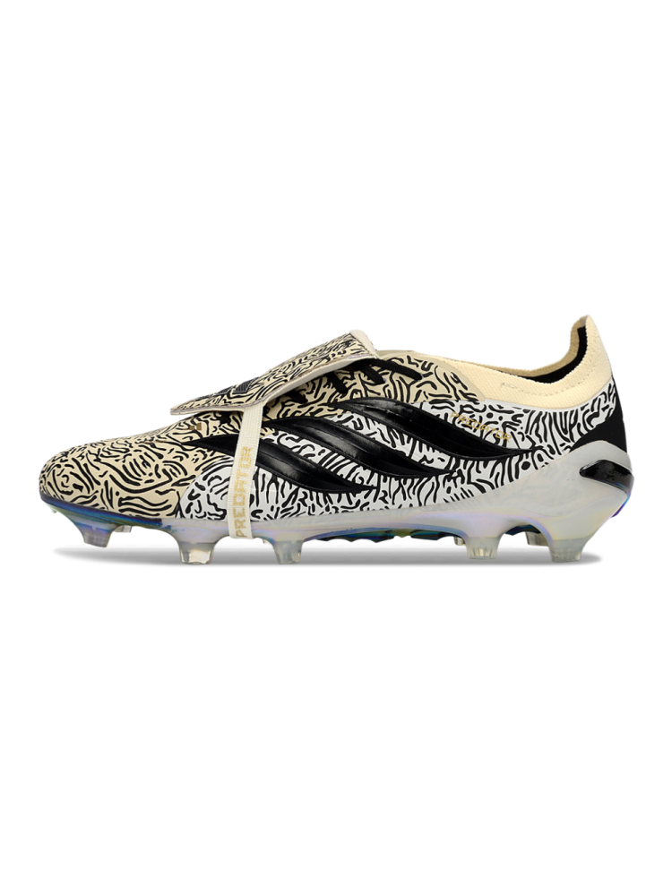 adidas Predator Elite Fold-over Tongue FG Cloud White Core Black Solar Gold