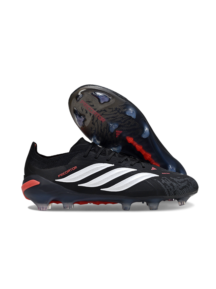 adidas Predator Elite FG Immortal DNA - Black Pack Black White Red