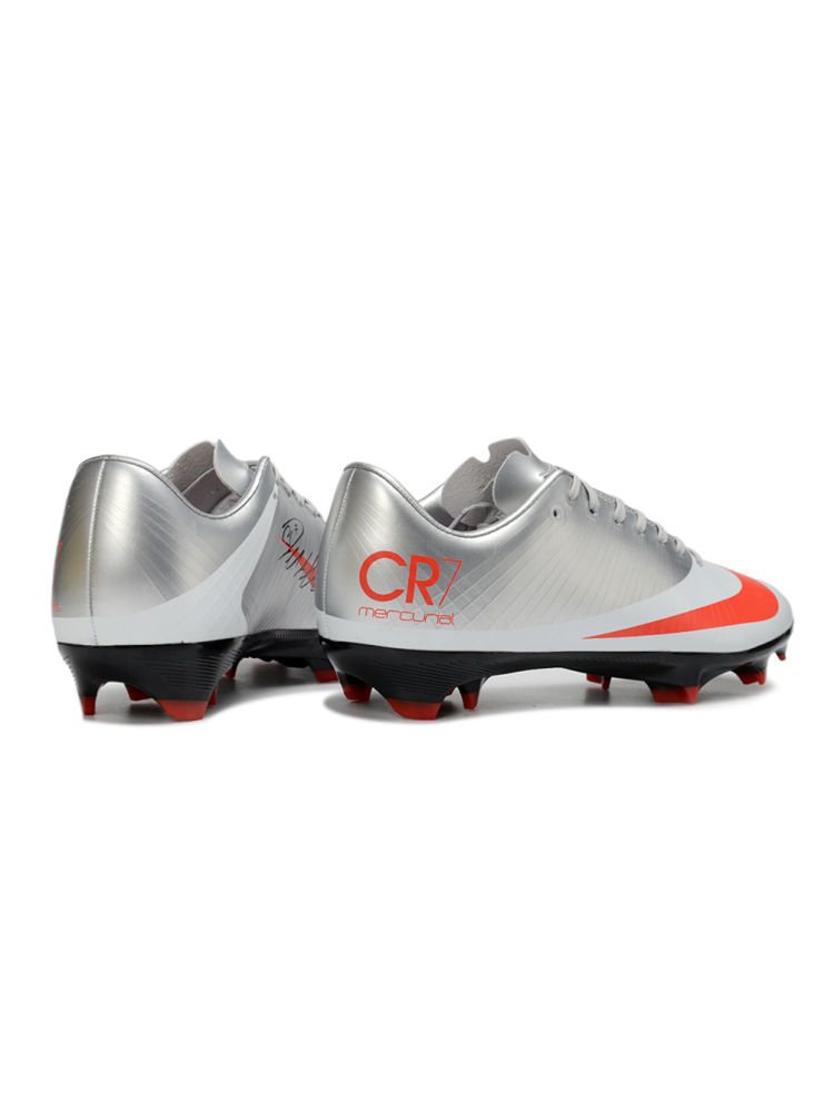 Nike Mercurial Vapor 16 Elite FG CR7 Metallic Silver Bright Crimson Black