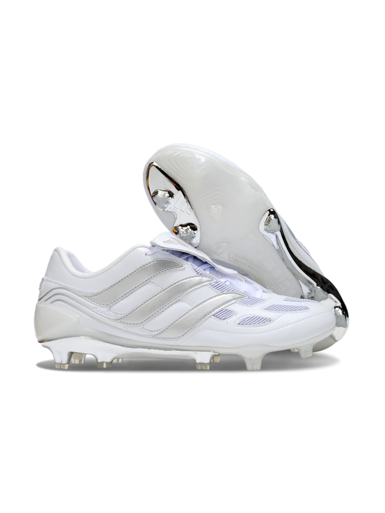 Adidas Predator Precision Elite FG Footwear White Silver Metallic Iron Metal