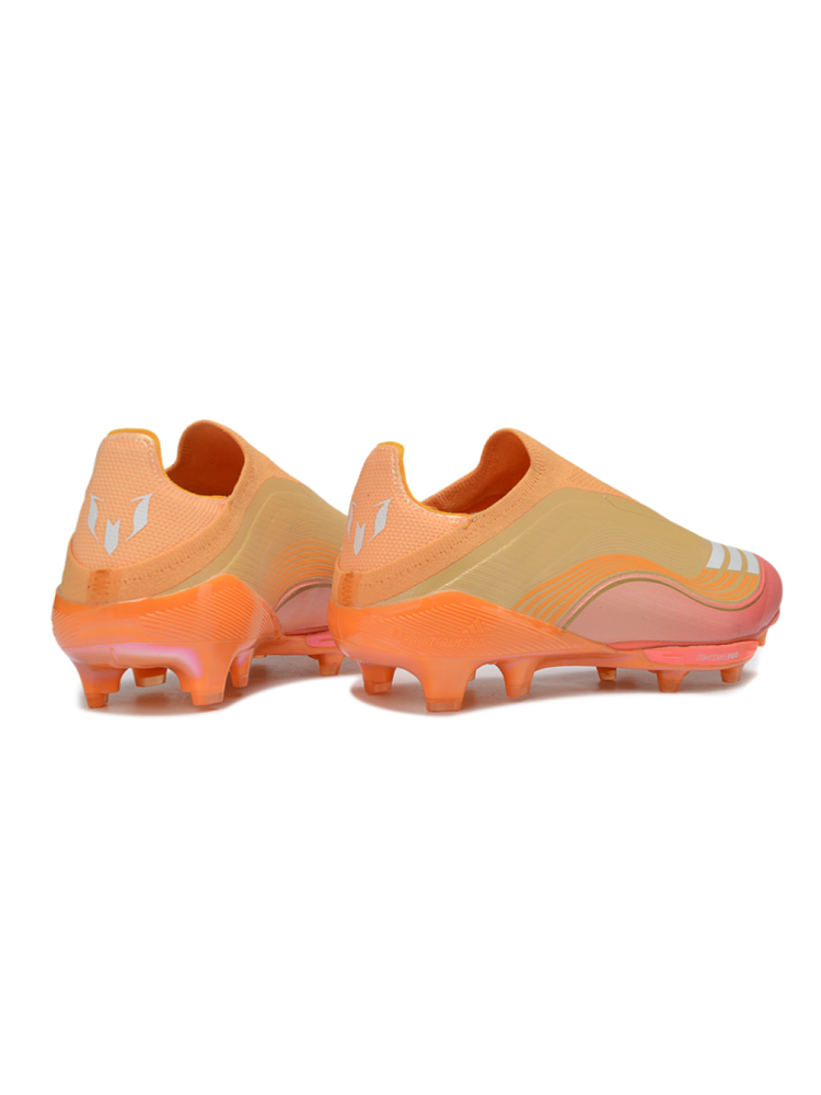 adidas F50+ Elite Laceless FG Gold Metallic Lucid Pink White