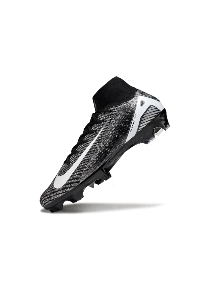 Nike Air Zoom Mercurial Superfly 10 Elite FG Black White