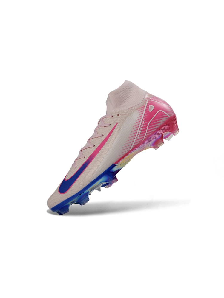 Nike Air Zoom Mercurial Superfly 10 Elite FG Pink Blue