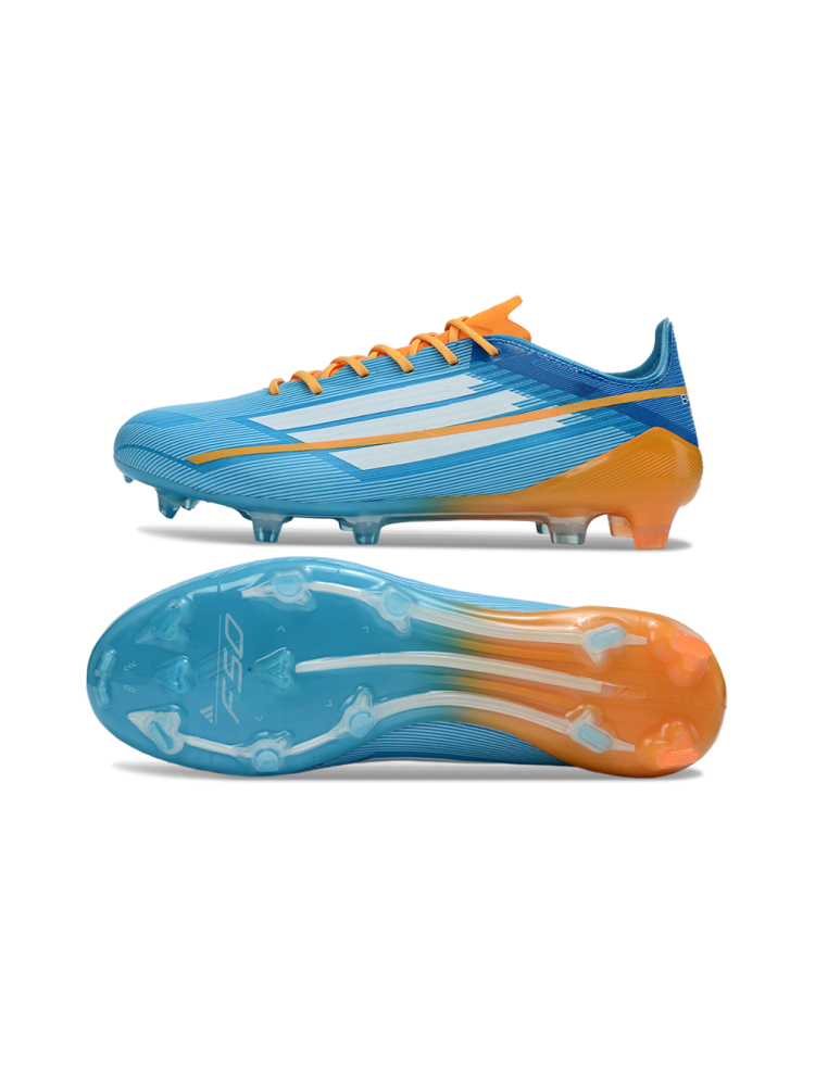 adidas F50 Elite FG Beam Orange Lucid Blue Cloud White