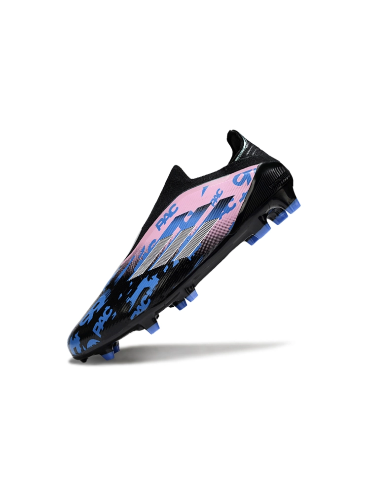 Adidas F50 Elite Laceless FG Pink Black Blue