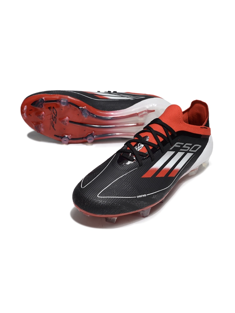 Adidas F50 Elite FG Black White Red