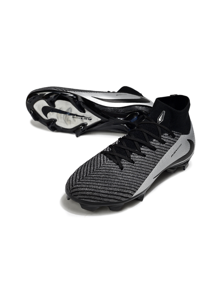 Nike Air Zoom Mercurial Superfly 10 Elite FG Black Silver