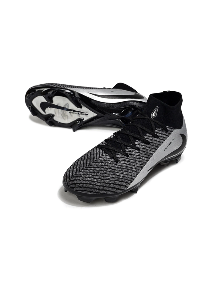 Nike Air Zoom Mercurial Superfly 10 Elite FG Black Silver