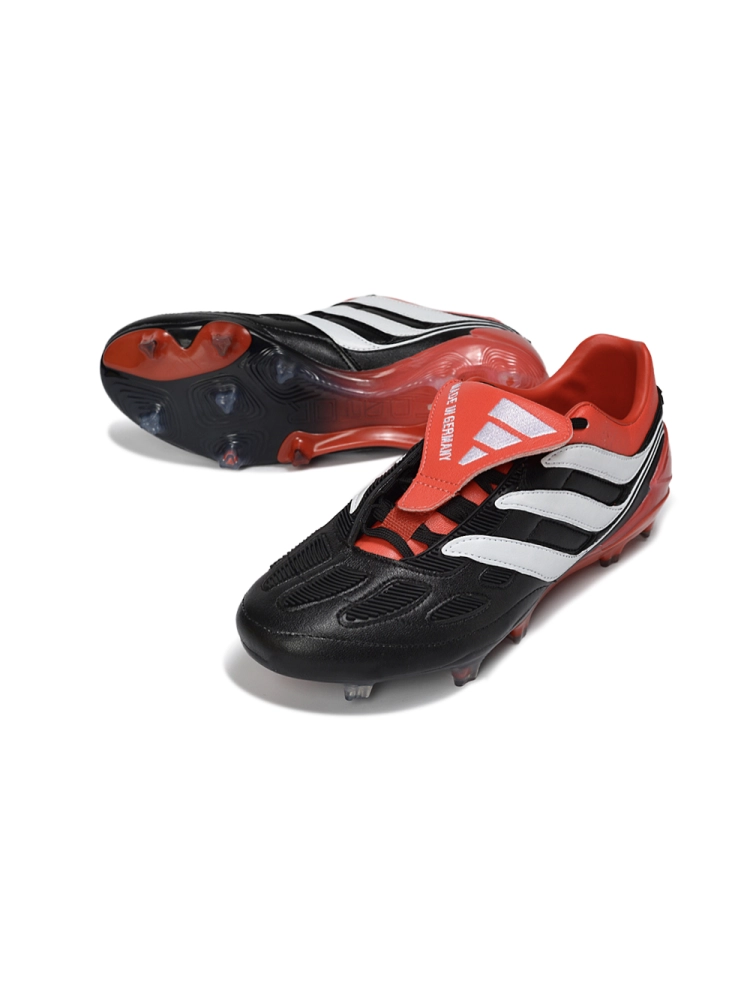 Adidas Predator Precision FG Core Black Cloud White Collegiate Red