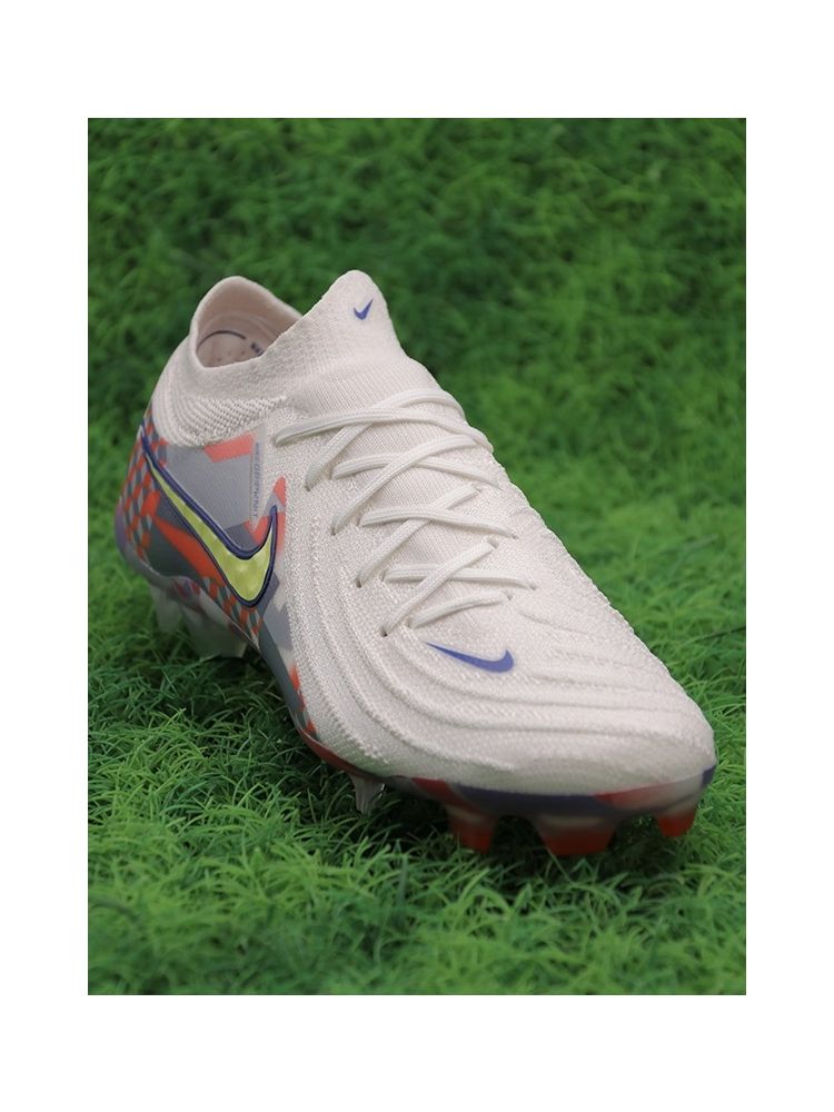 Nike Phantom GX II Elite FG Barna - White/Lite Zitron