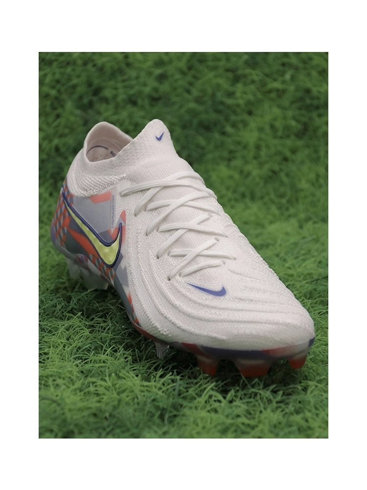 Nike Phantom GX II Elite FG Barna - White/Lite Zitron