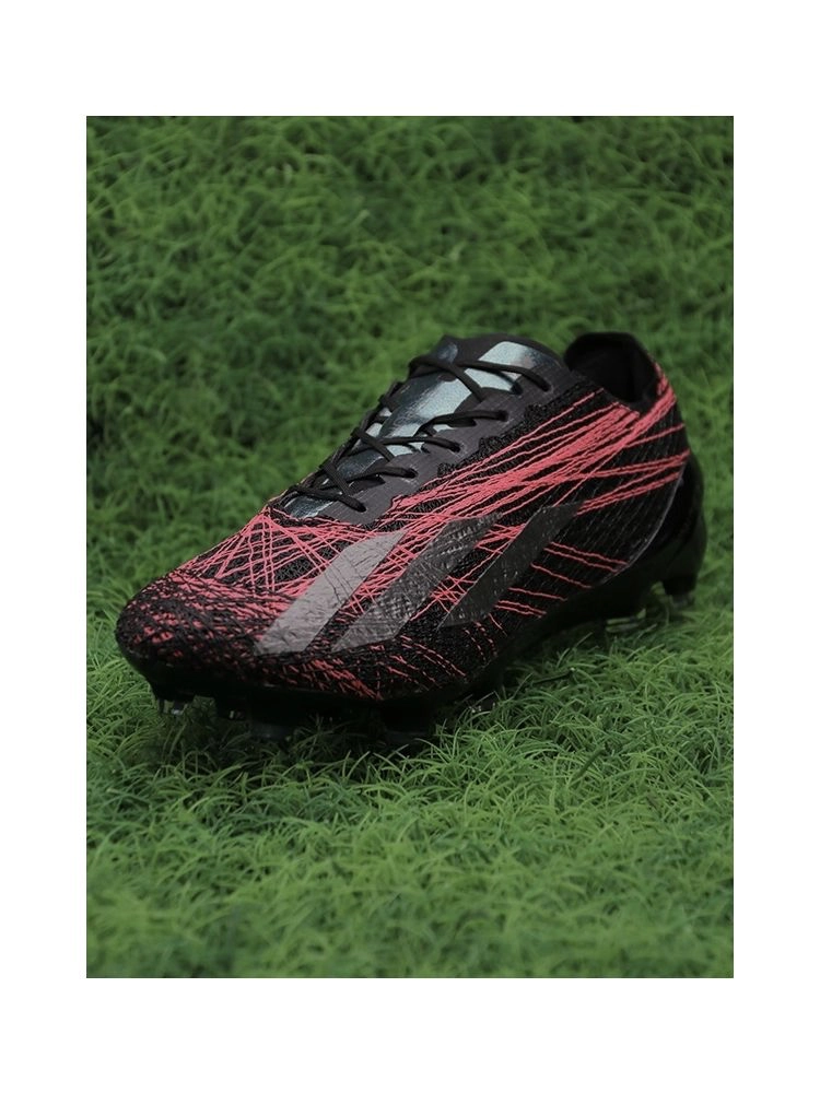 adidas X Crazyfast Strung+ FG - Black/Silver/Red